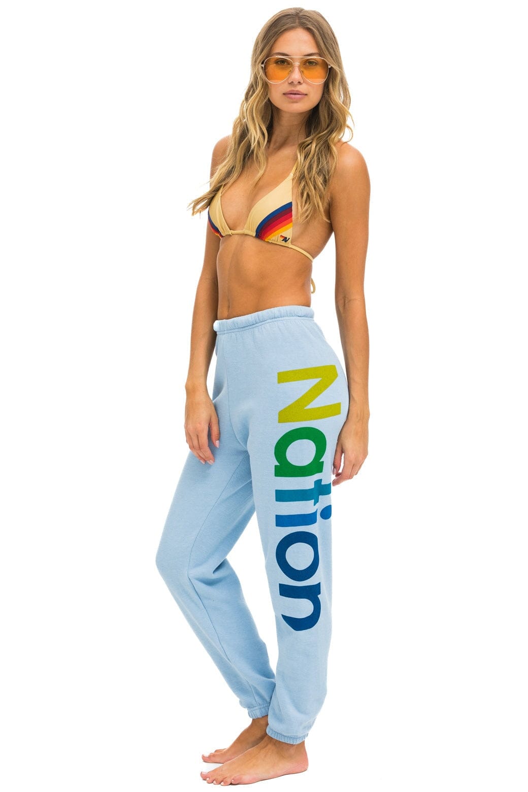 AVIATOR NATION 2 SWEATPANTS - ICE - Image 2