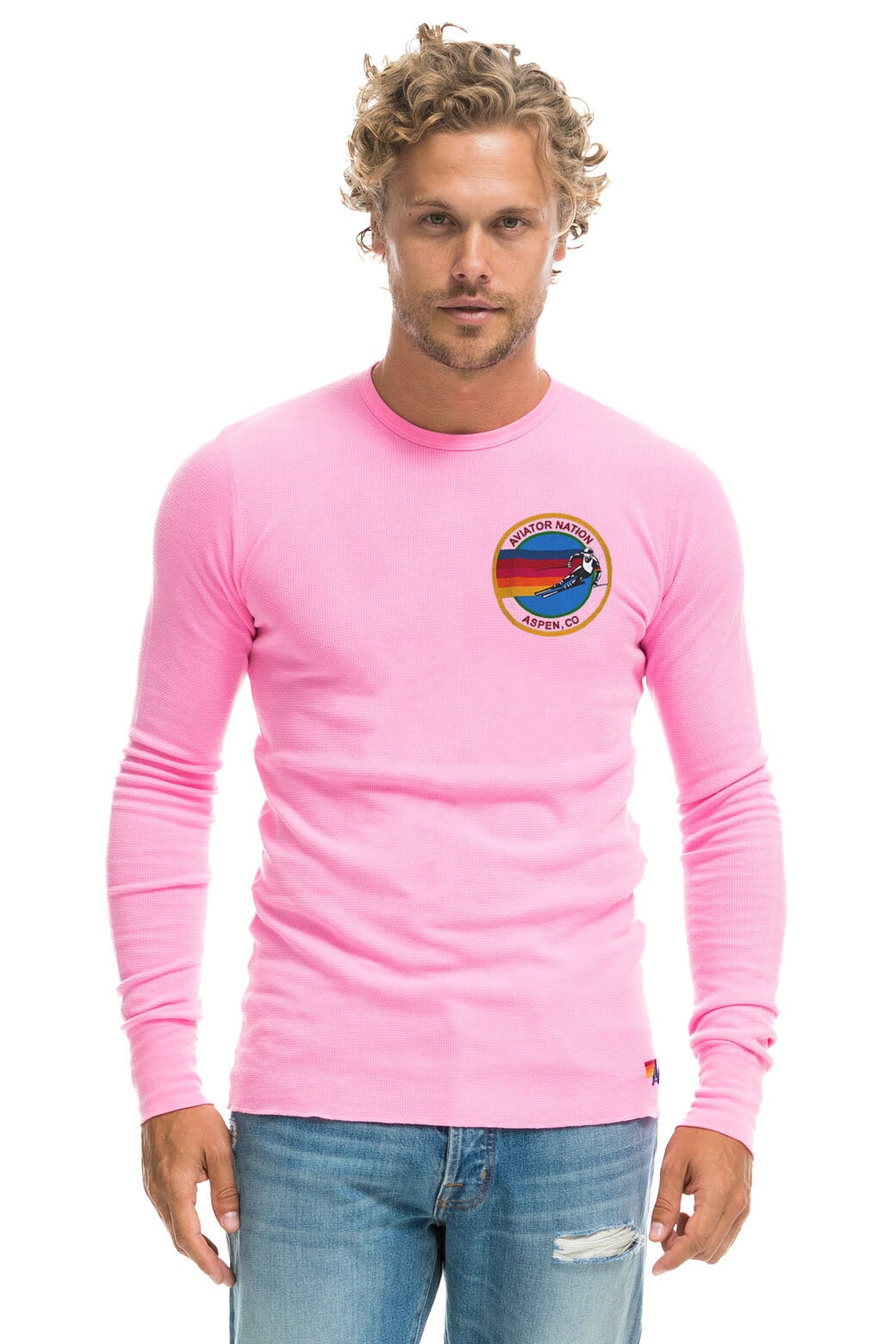 AVIATOR NATION ASPEN THERMAL - NEON PINK - Image 2