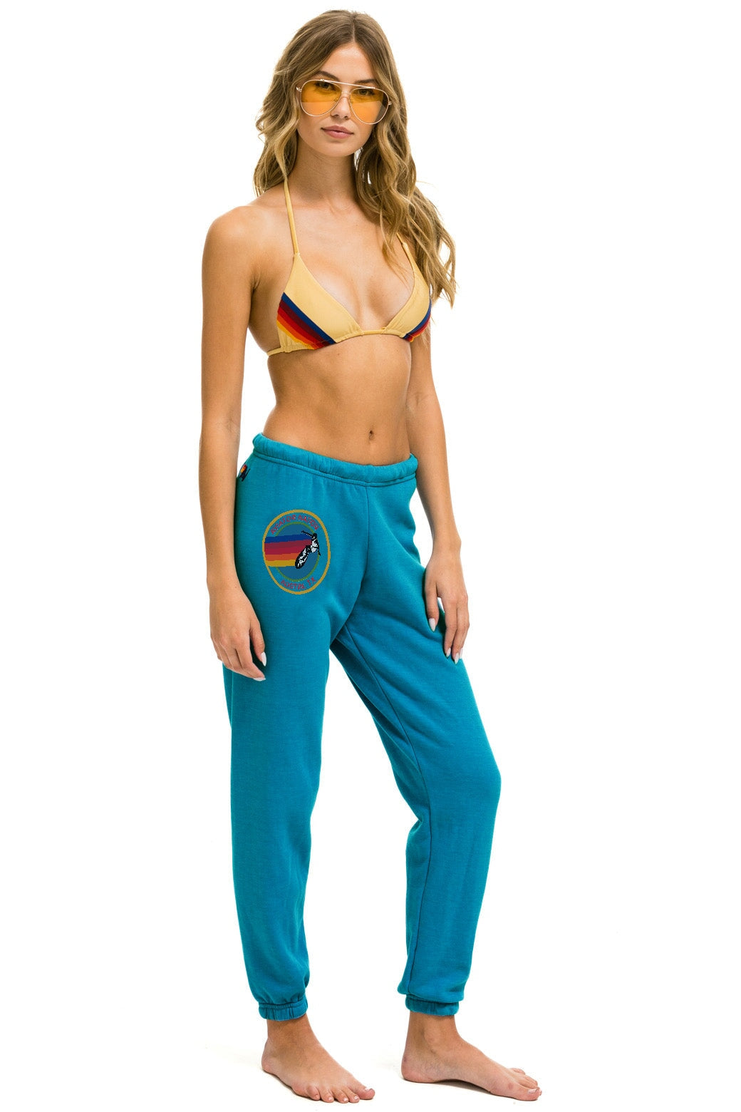 AVIATOR NATION AUSTIN SWEATPANTS - TEAL - Image 3