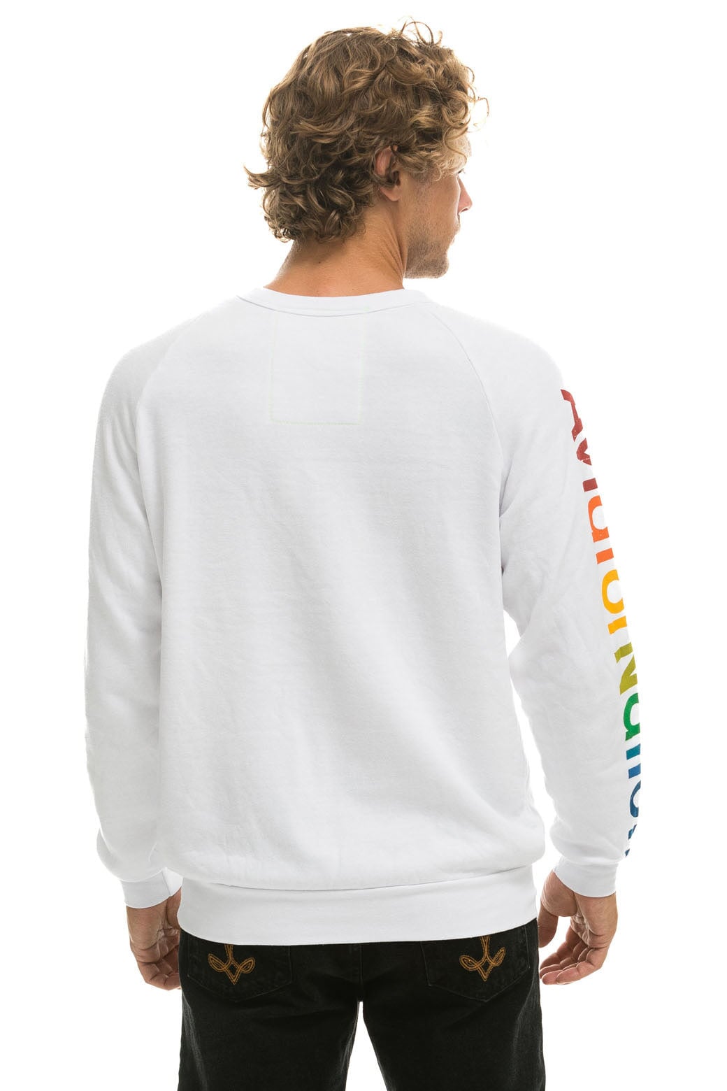 AVIATOR NATION MALIBU SWEATSHIRT - WHITE - Image 5