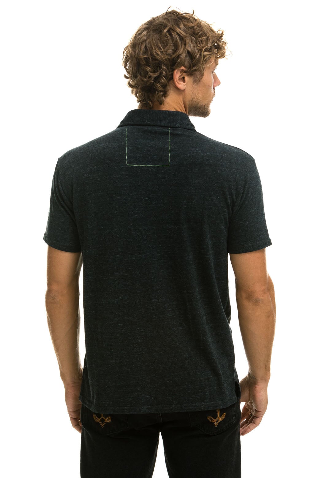 AVIATOR NATION POLO - CHARCOAL - Image 4