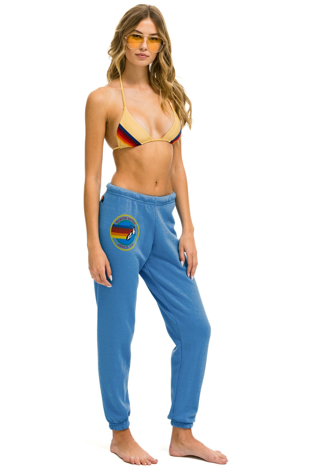 AVIATOR NATION SWEATPANTS - COBALT - Image 3