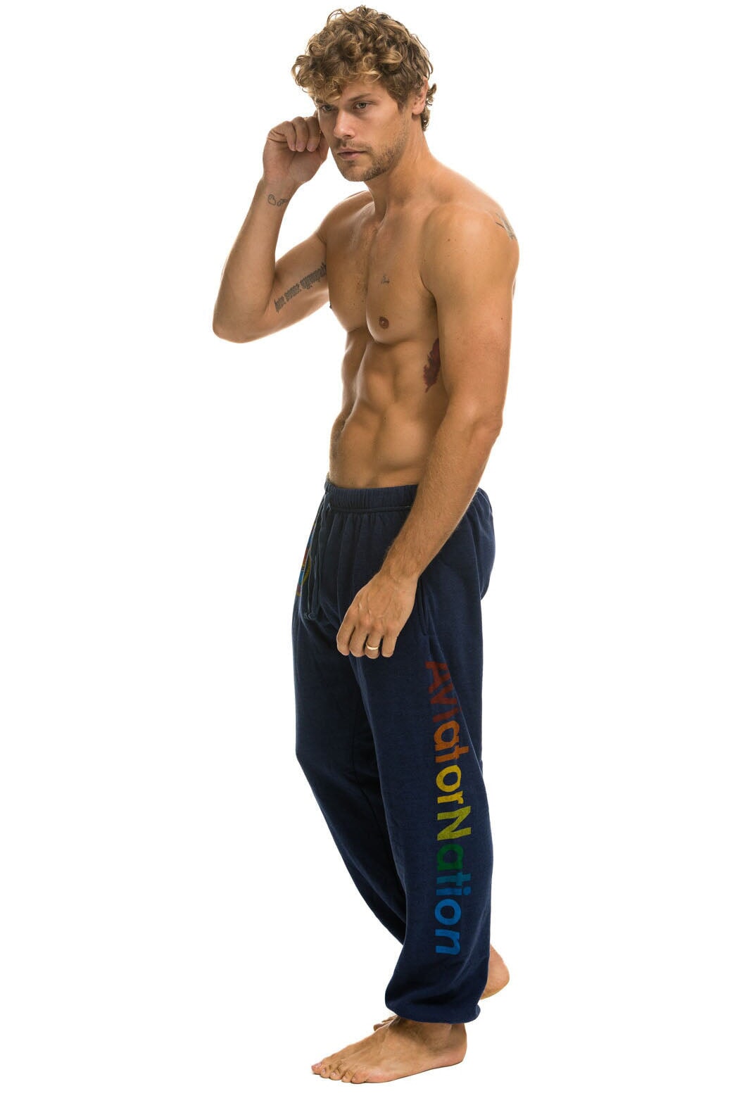 AVIATOR NATION VAIL MENS SWEATPANT - NAVY - Image 2