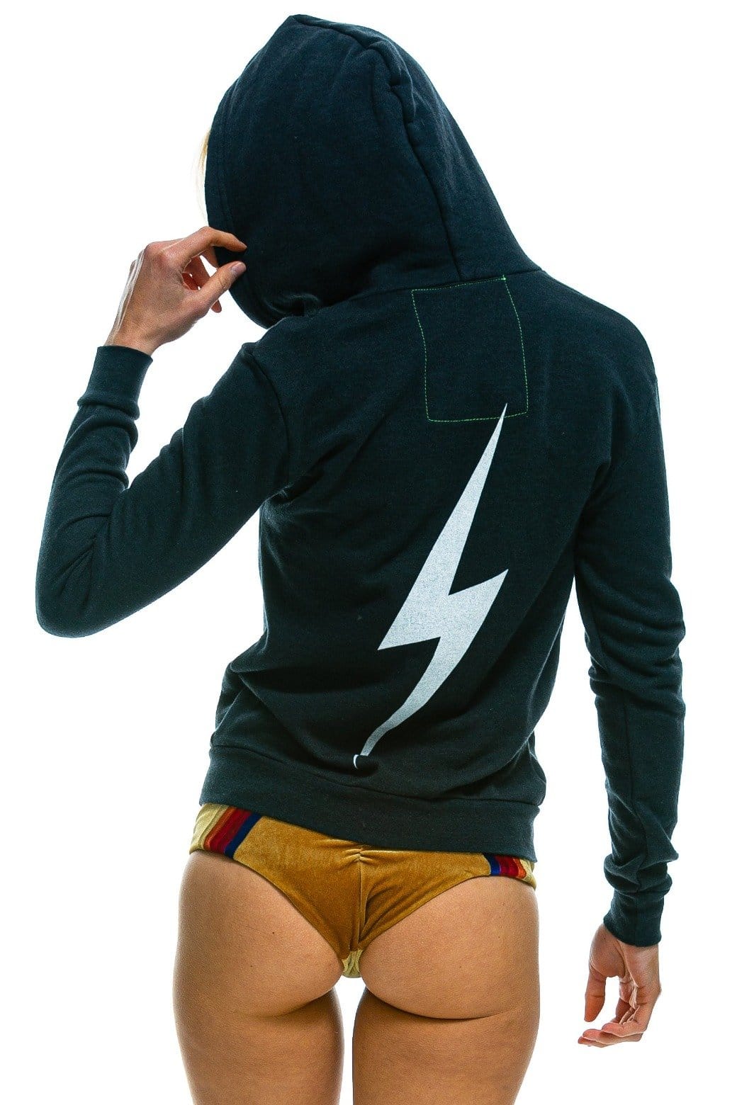 BOLT HOODIE - BLACK - Image 2