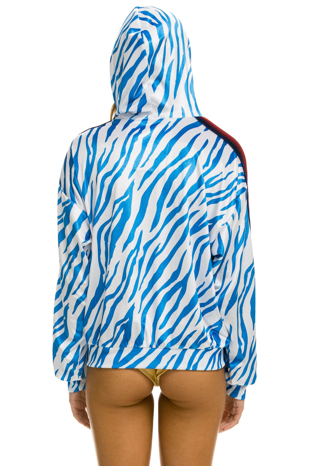 CLASSIC VELVET RELAXED PULLOVER HOODIE - BLUE TIGER - Image 9