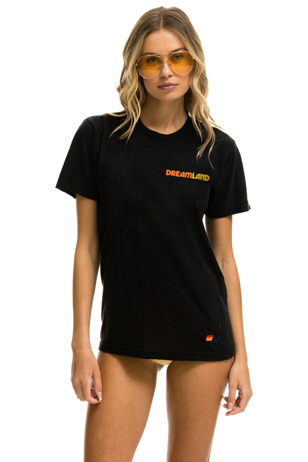 DREAMLAND LOGO UNISEX CREW TEE - BLACK - Image 2