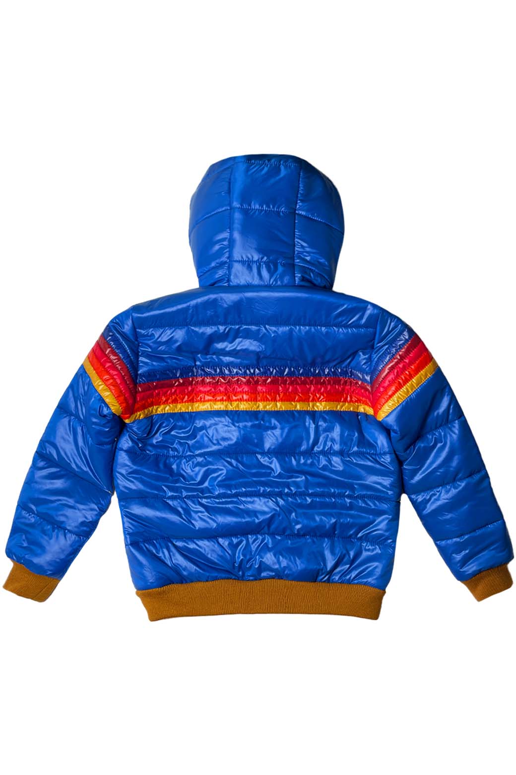 KIDS 5 STRIPE TREKKER JACKET - GLOSSY SNORKEL BLUE - Image 2