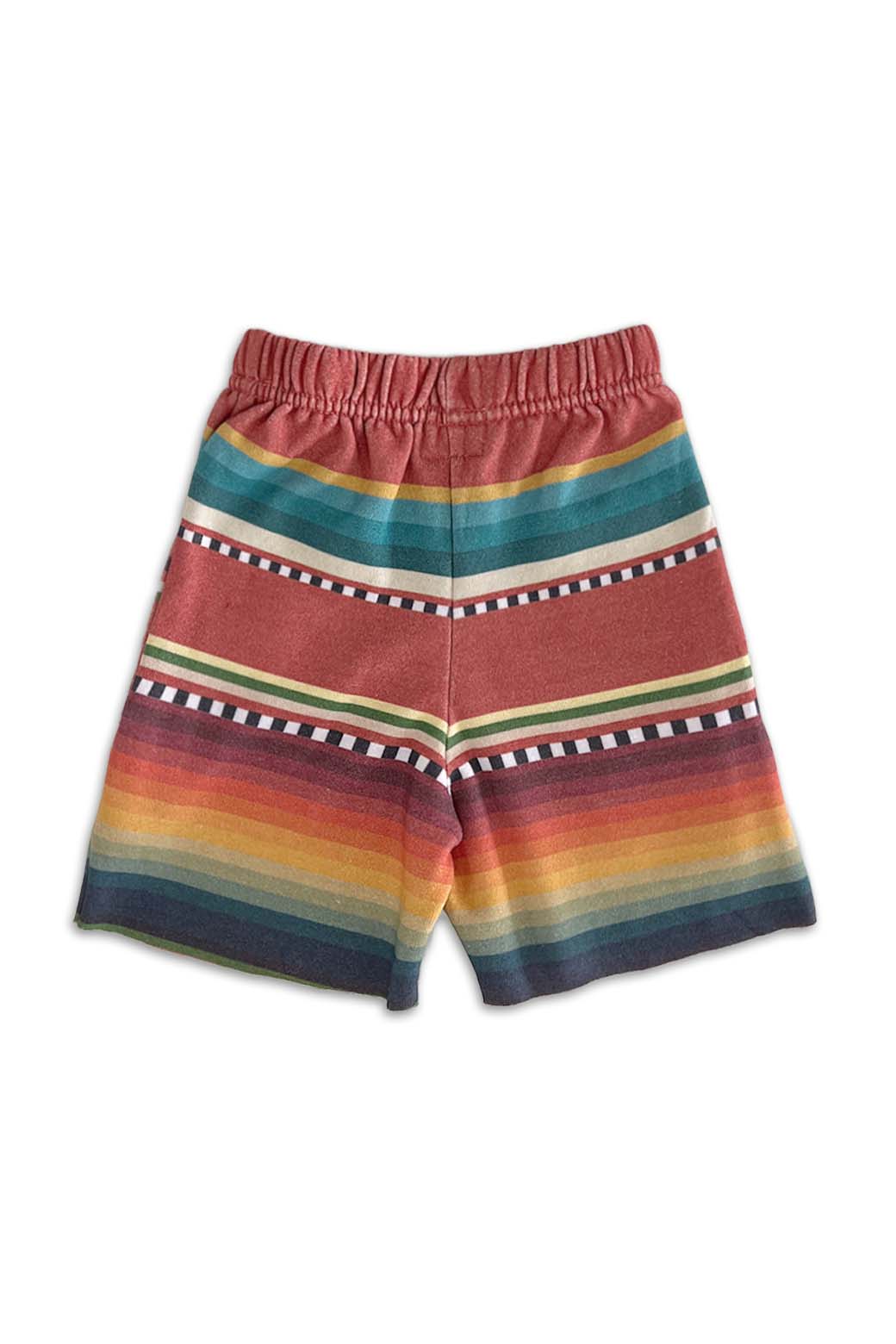 KID'S TULUM SWEATSHORTS - RED - Image 2