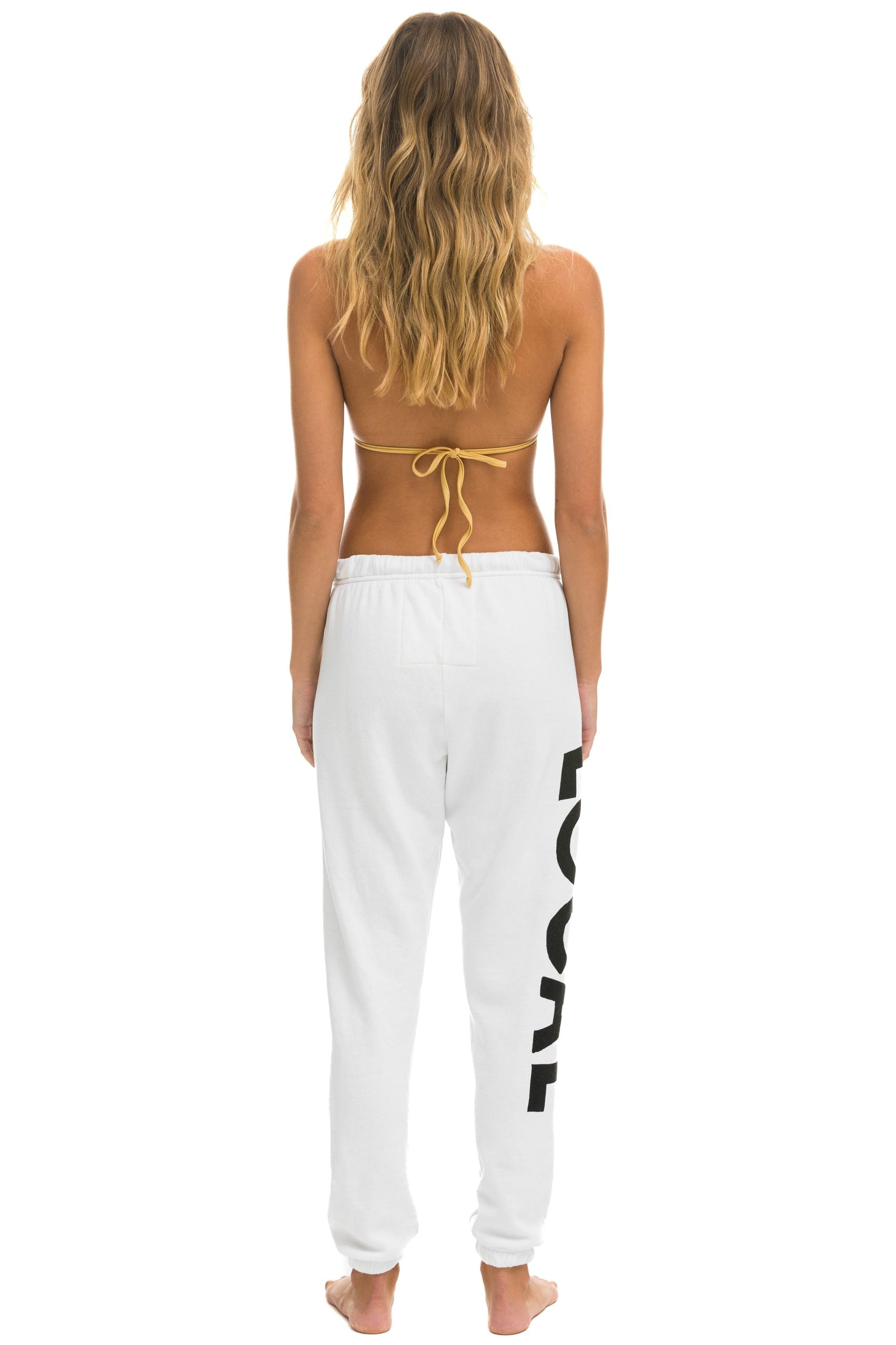 LOCALS ONLY SWEATPANTS - WHITE - Image 4