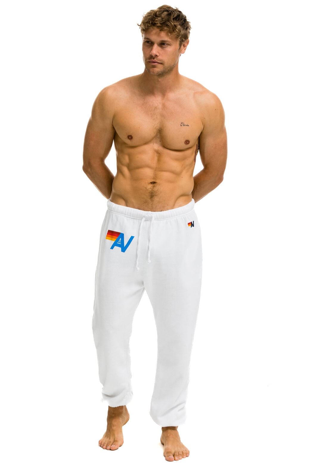 LOGO SWEATPANTS - WHITE - Image 5