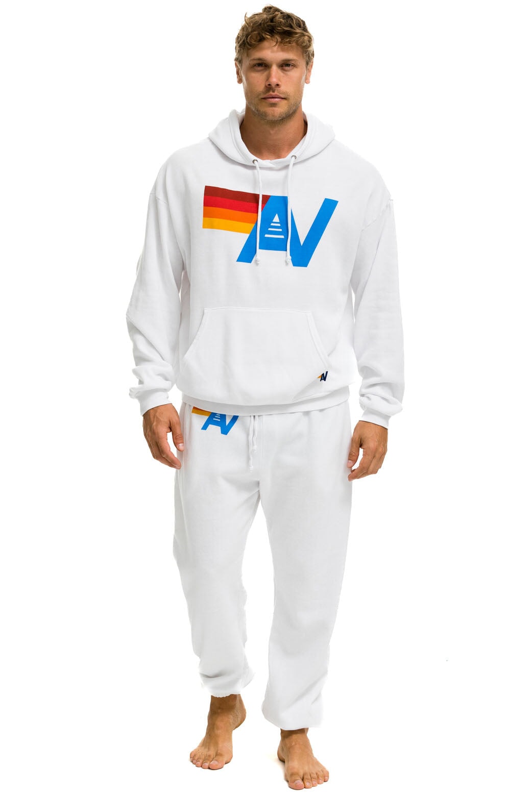 LOGO SWEATPANTS - WHITE - Image 6
