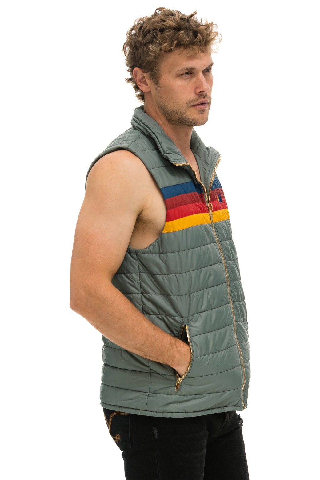 MEN'S 4 STRIPE VEST - SEDONA - Image 4