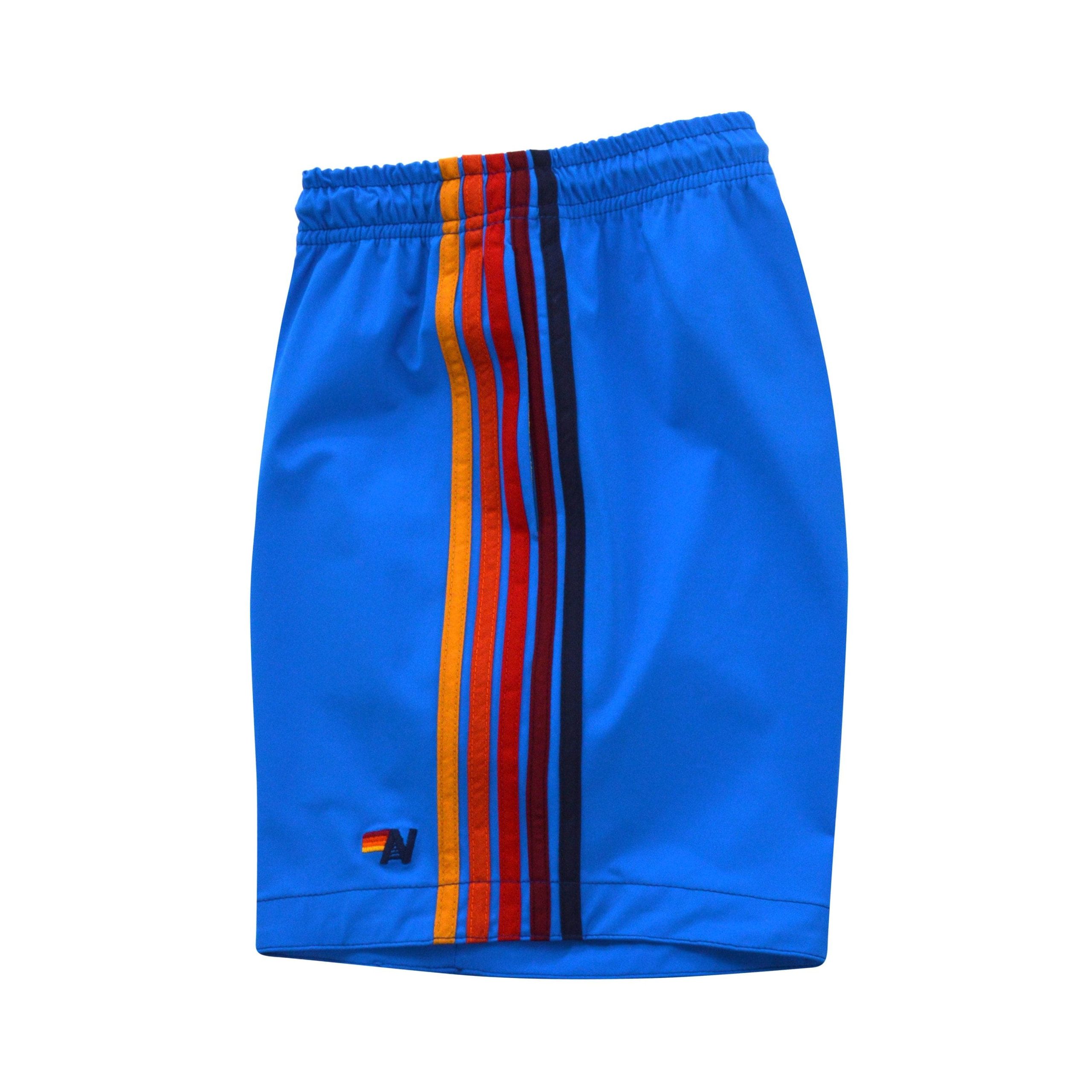 MEN'S 5 STRIPE FLEX SHORTS - PARROT BLUE - Image 7