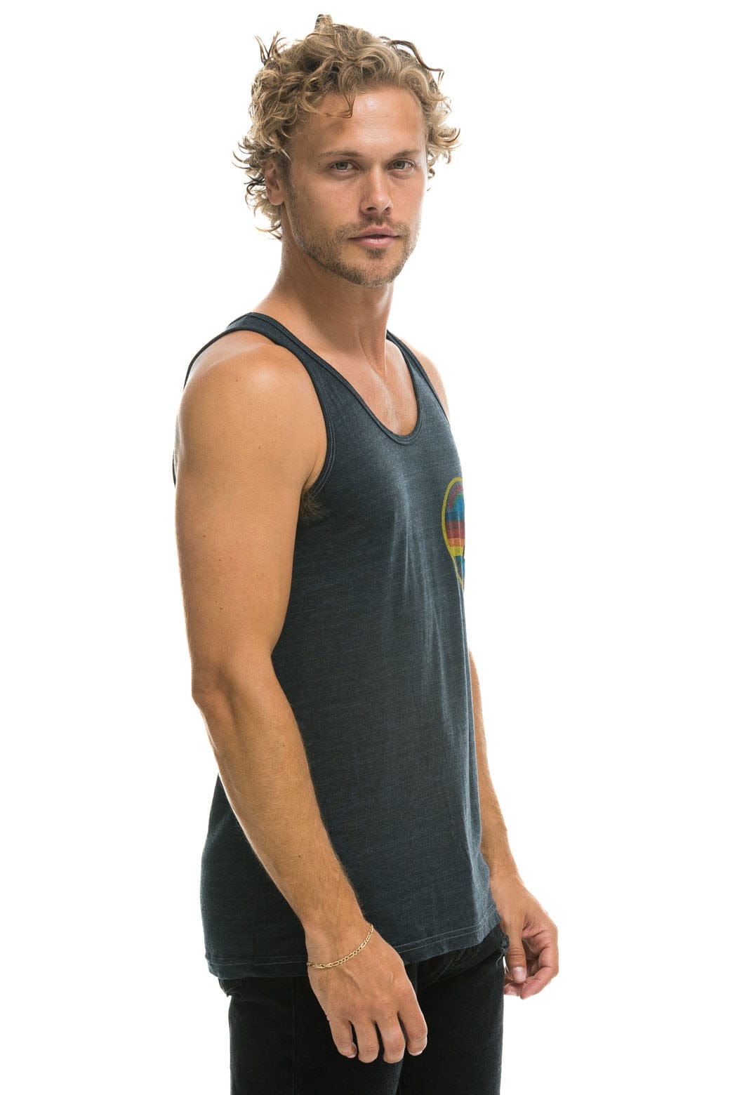 MEN'S AVIATOR NATION TANK - CHARCOAL - Image 5