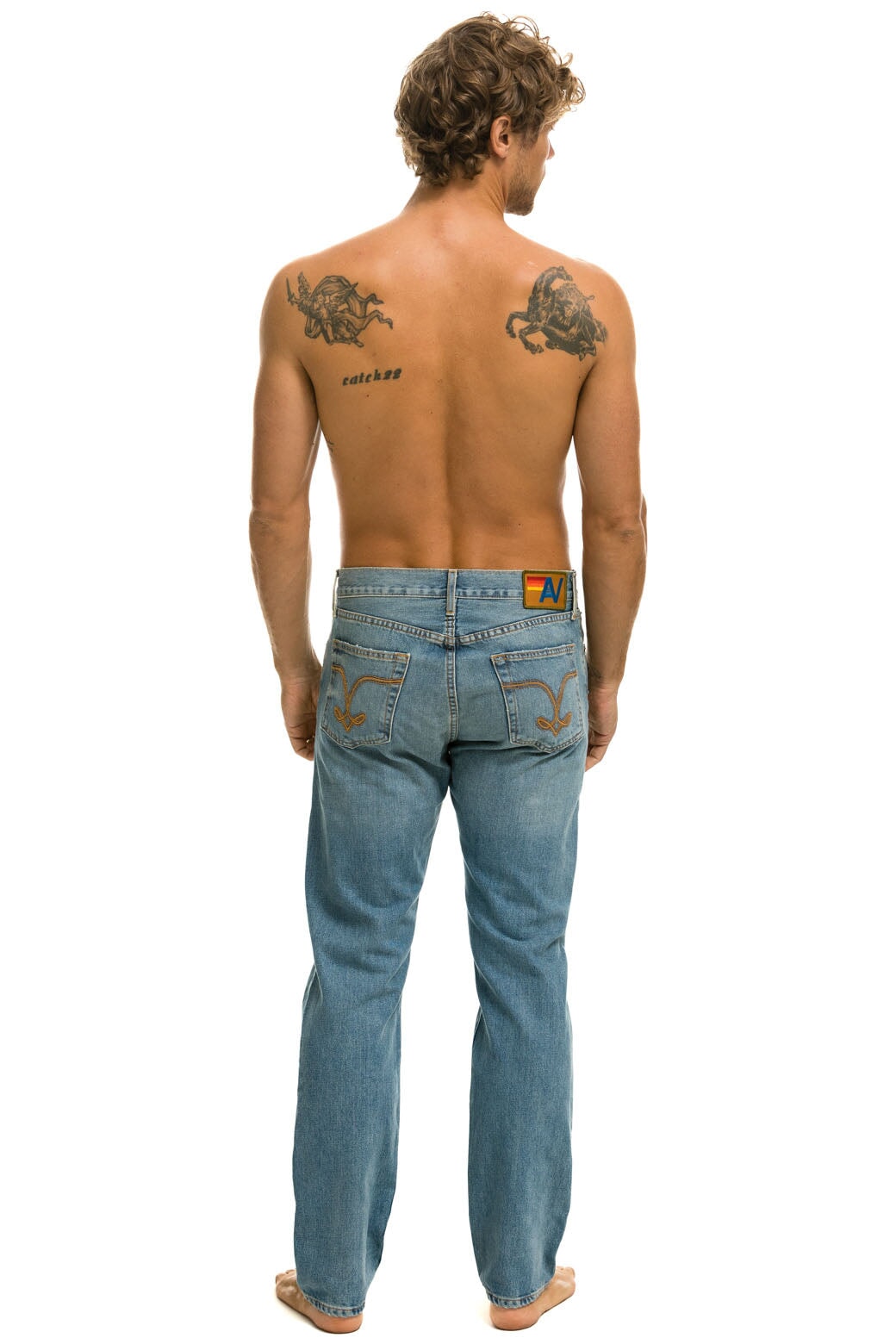 MEN'S CLASSIC STRAIGHT LEG DENIM JEAN - VINTAGE - Image 5