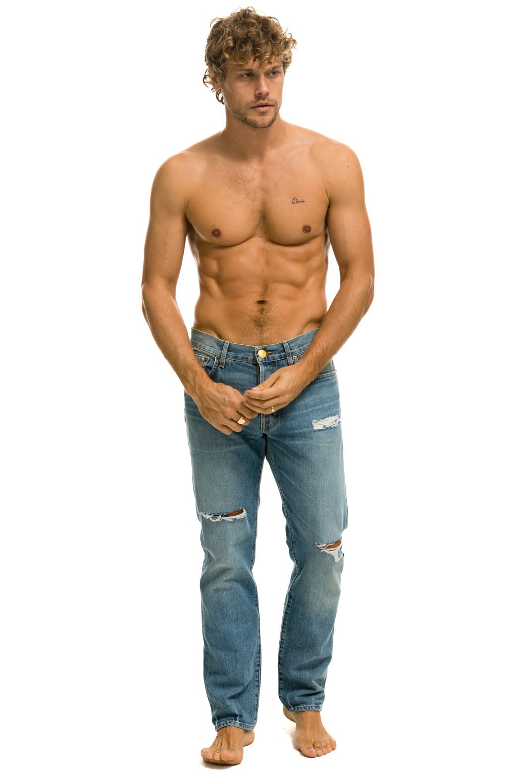 MEN'S CLASSIC STRAIGHT LEG DENIM JEAN - VINTAGE - Image 2