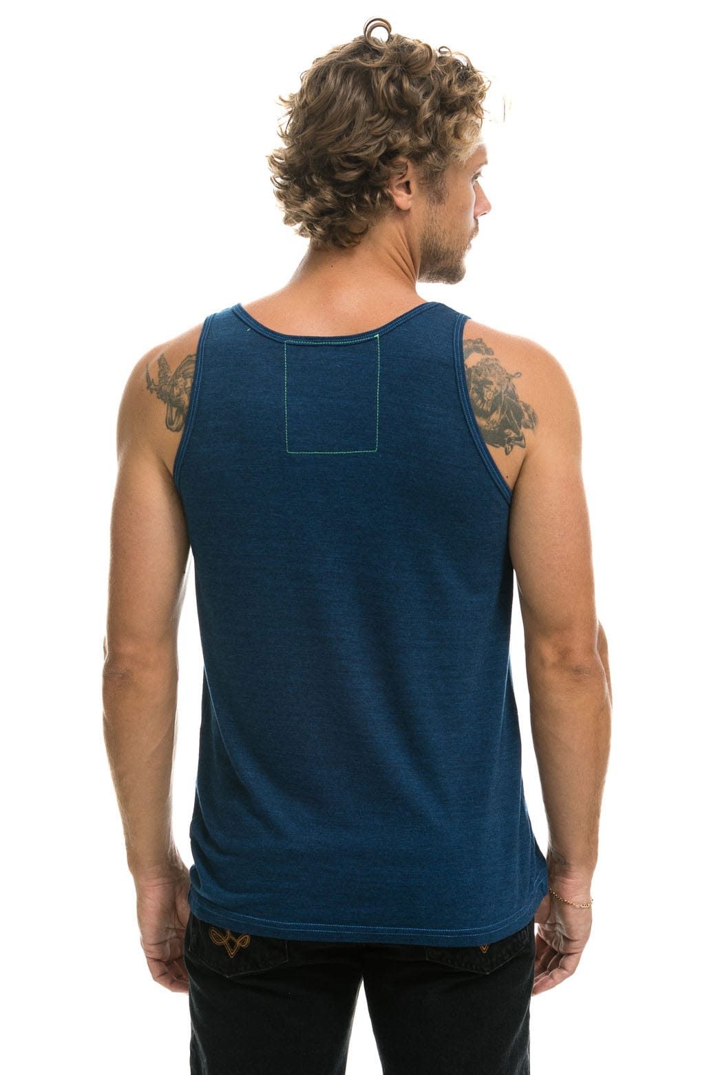 MEN'S LOGO TANK - NAVY - Image 3