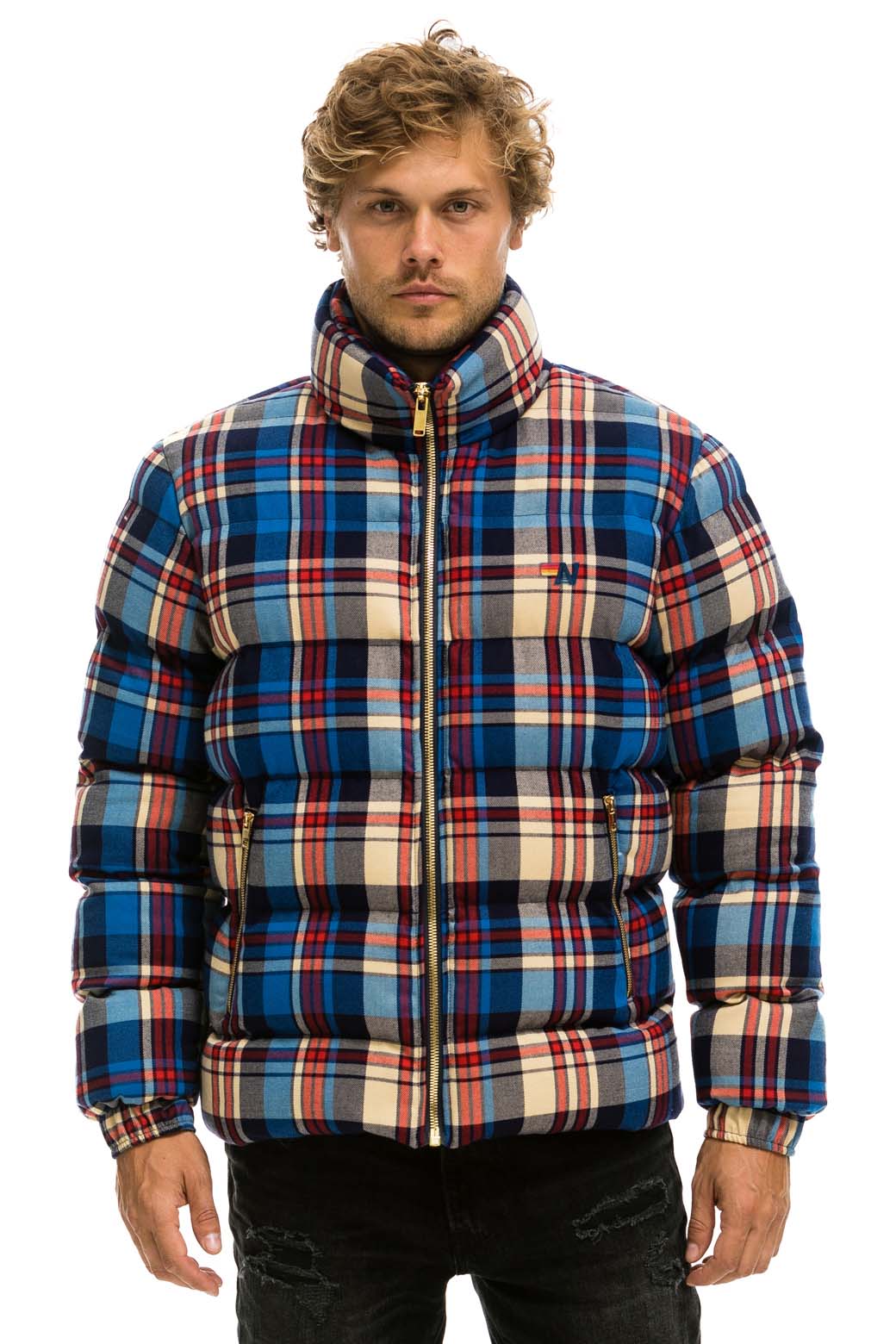 UNISEX PLAID TRAVELER JACKET - PATRIOT PLAID - Image 2