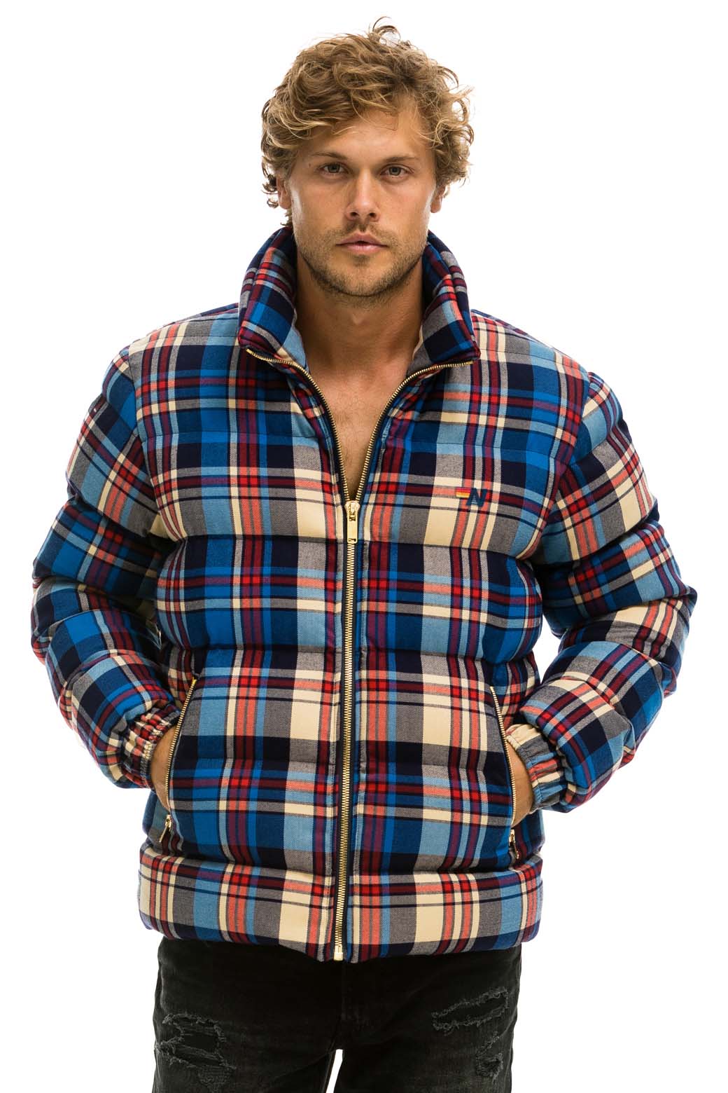 UNISEX PLAID TRAVELER JACKET - PATRIOT PLAID - Image 4