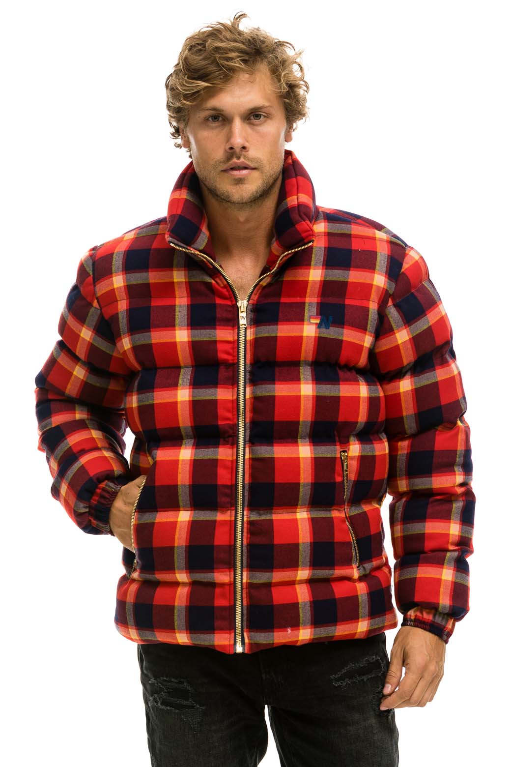 UNISEX PLAID TRAVELER JACKET - RUGBY PLAID - Image 6