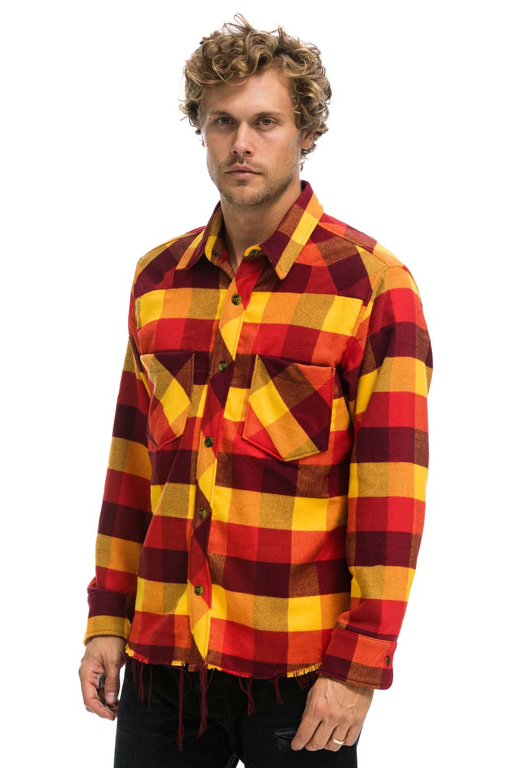 PLAID FLANNEL WESTERN SHIRT - SURFY PLAID - Image 4