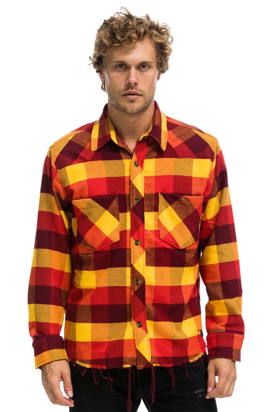PLAID FLANNEL WESTERN SHIRT - SURFY PLAID - Image 2