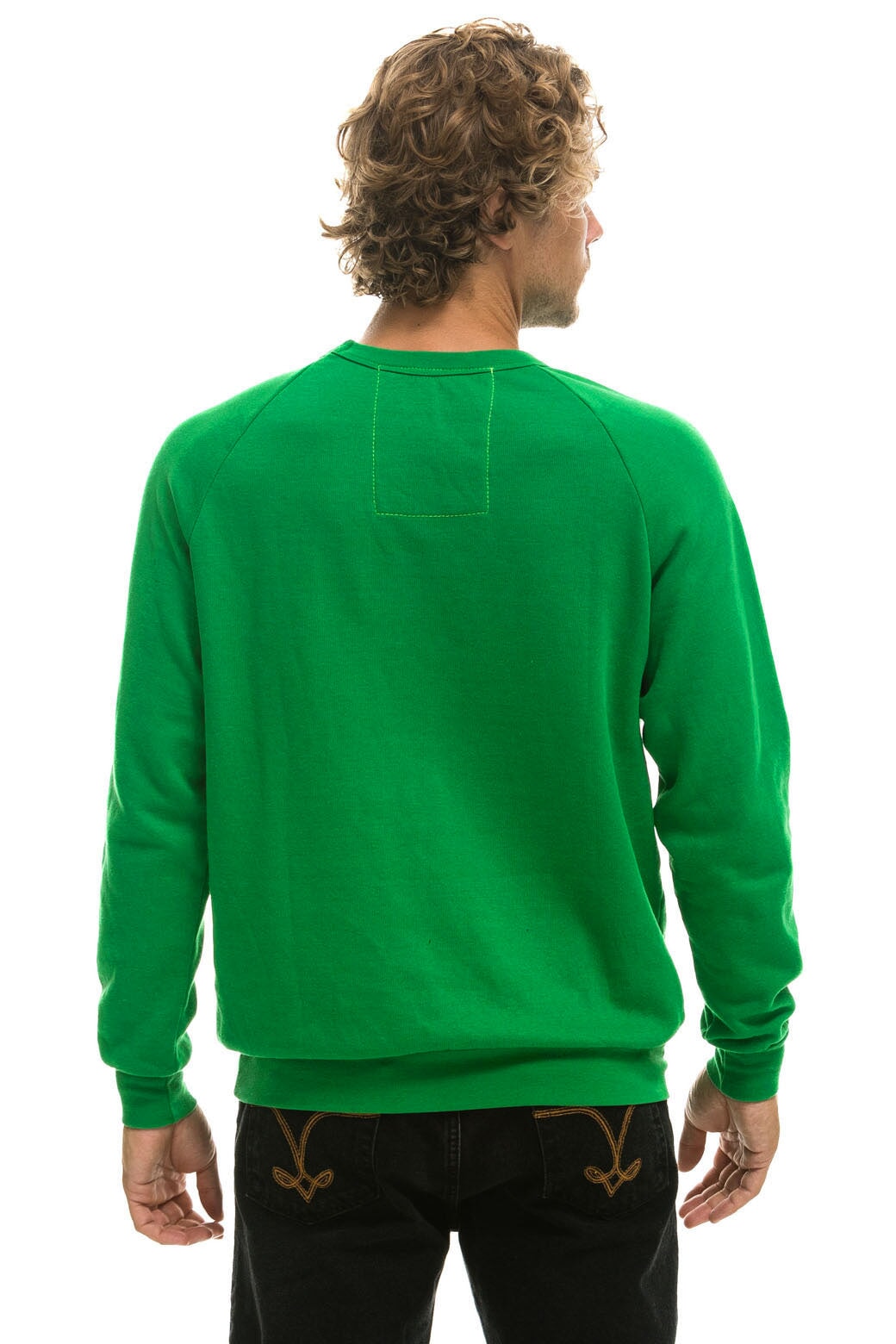 RIDE LOGO CREW SWEATSHIRT - KELLY GREEN - Image 3