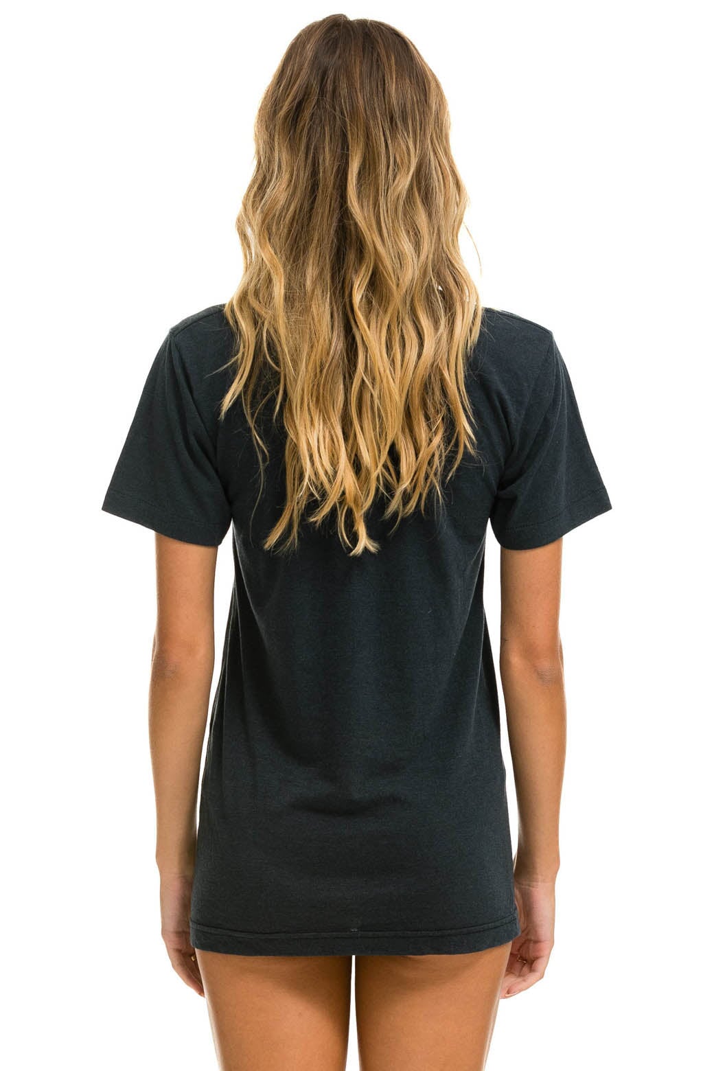 RIDE LOGO WHITE TEE - CHARCOAL - Image 4