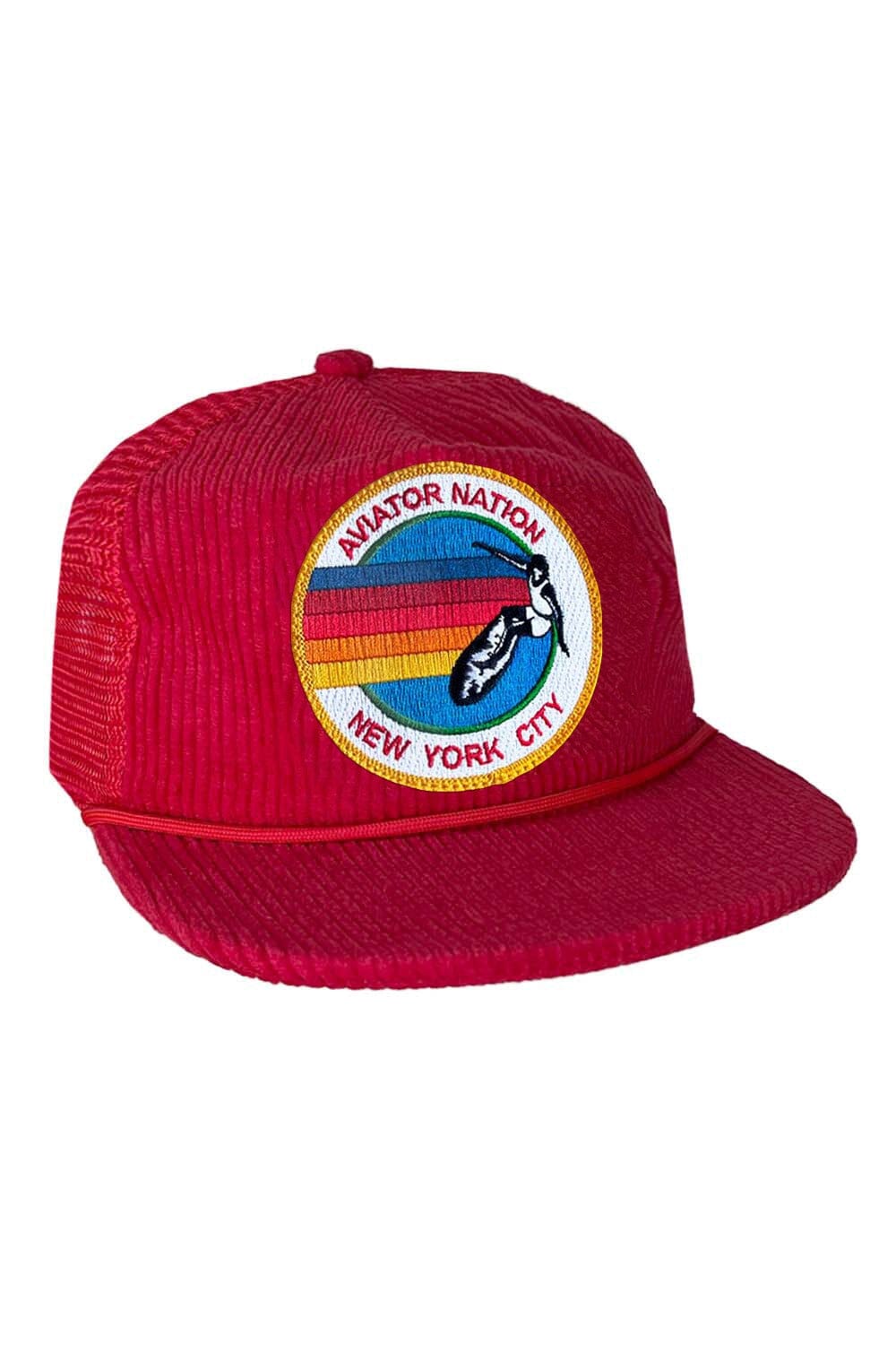 SIGNATURE NEW YORK CITY - VINTAGE CORDUROY MESH TRUCKER - Image 3