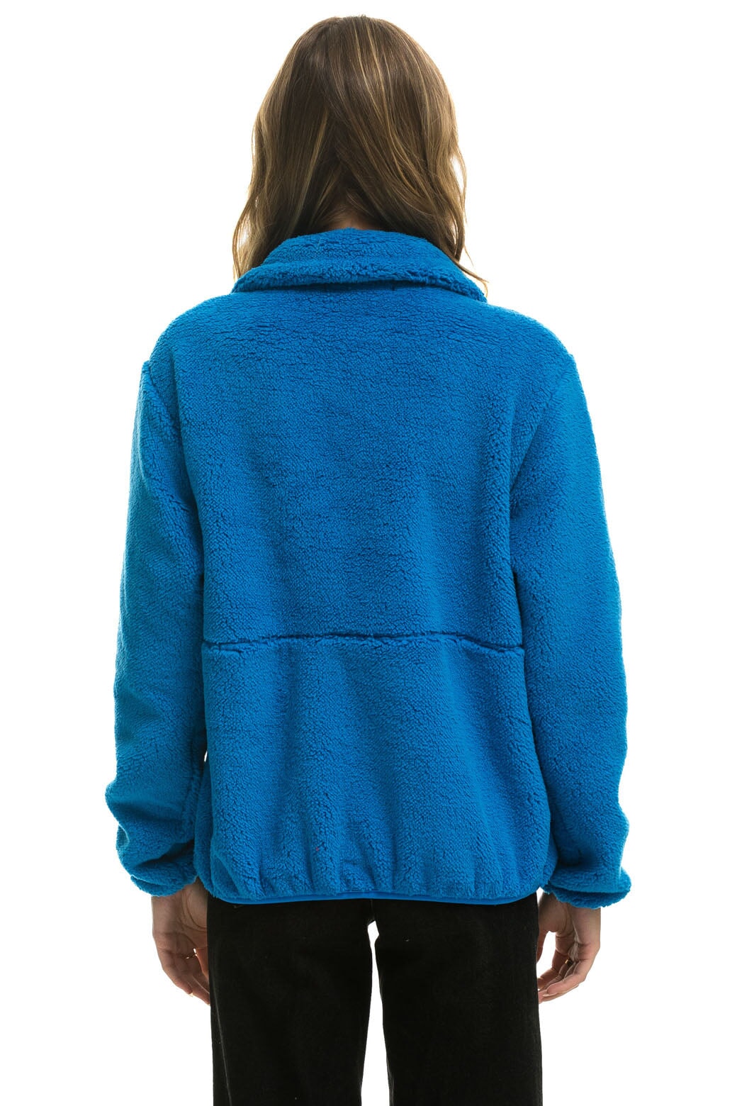 TEDDY UNISEX HALF ZIP JACKET - BLUE CINA - Image 10