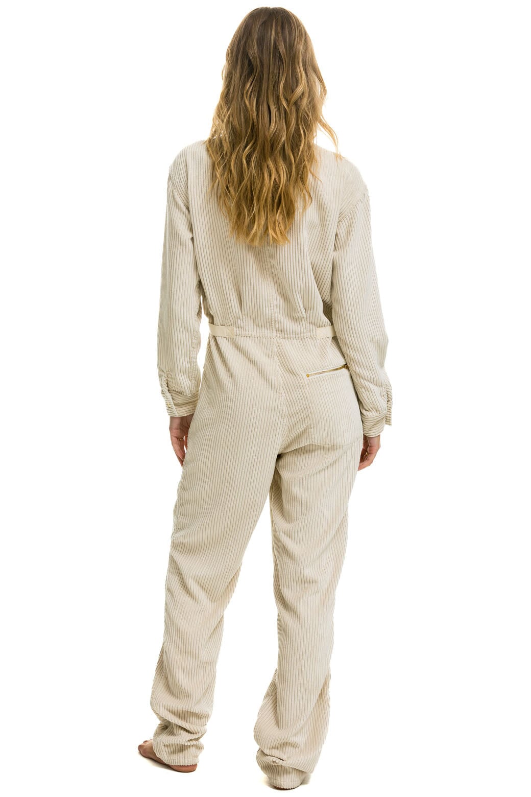 UNISEX CORDUROY FLIGHT SUIT - VINTAGE WHITE - Image 7