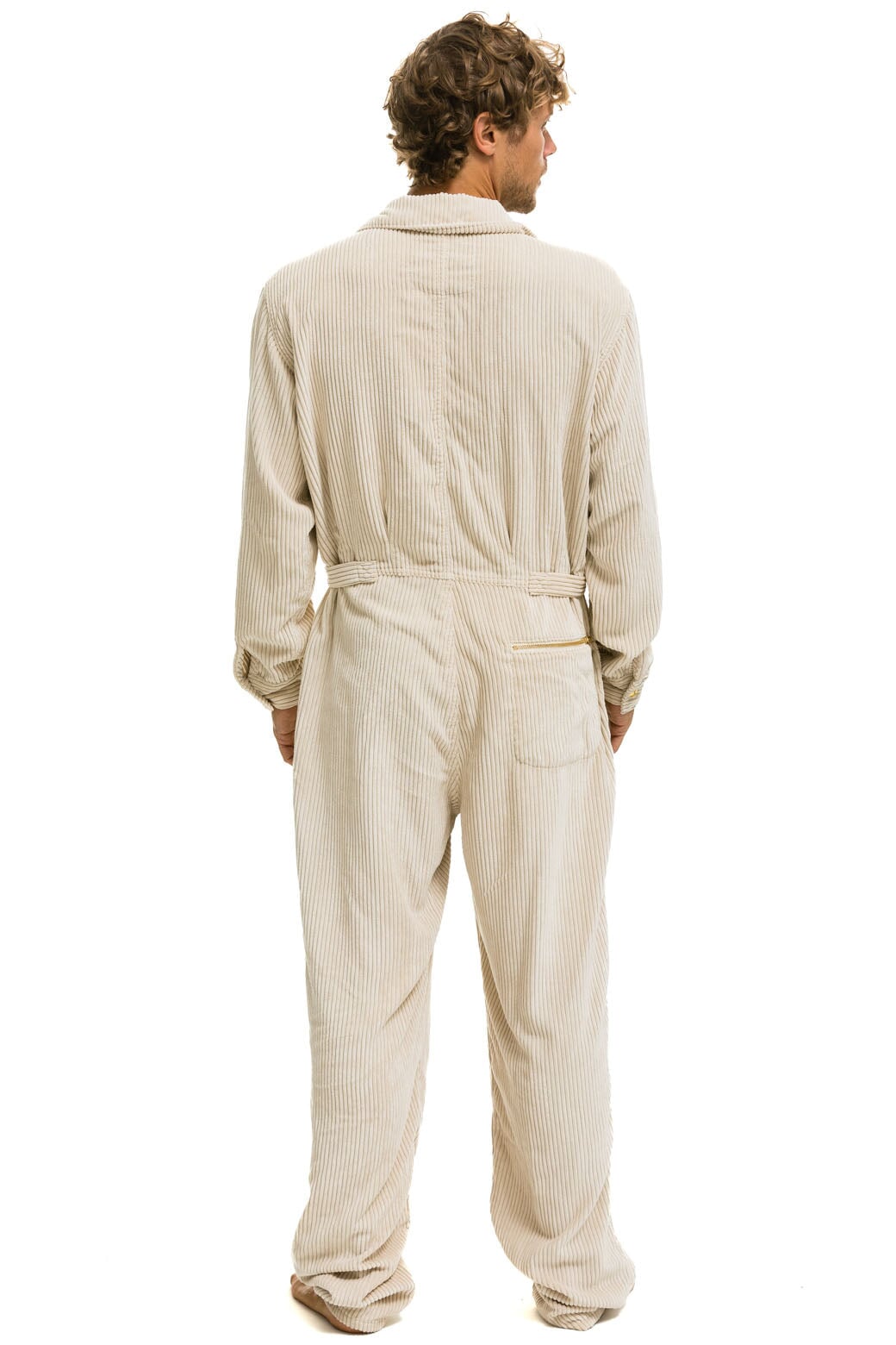 UNISEX CORDUROY FLIGHT SUIT - VINTAGE WHITE - Image 8