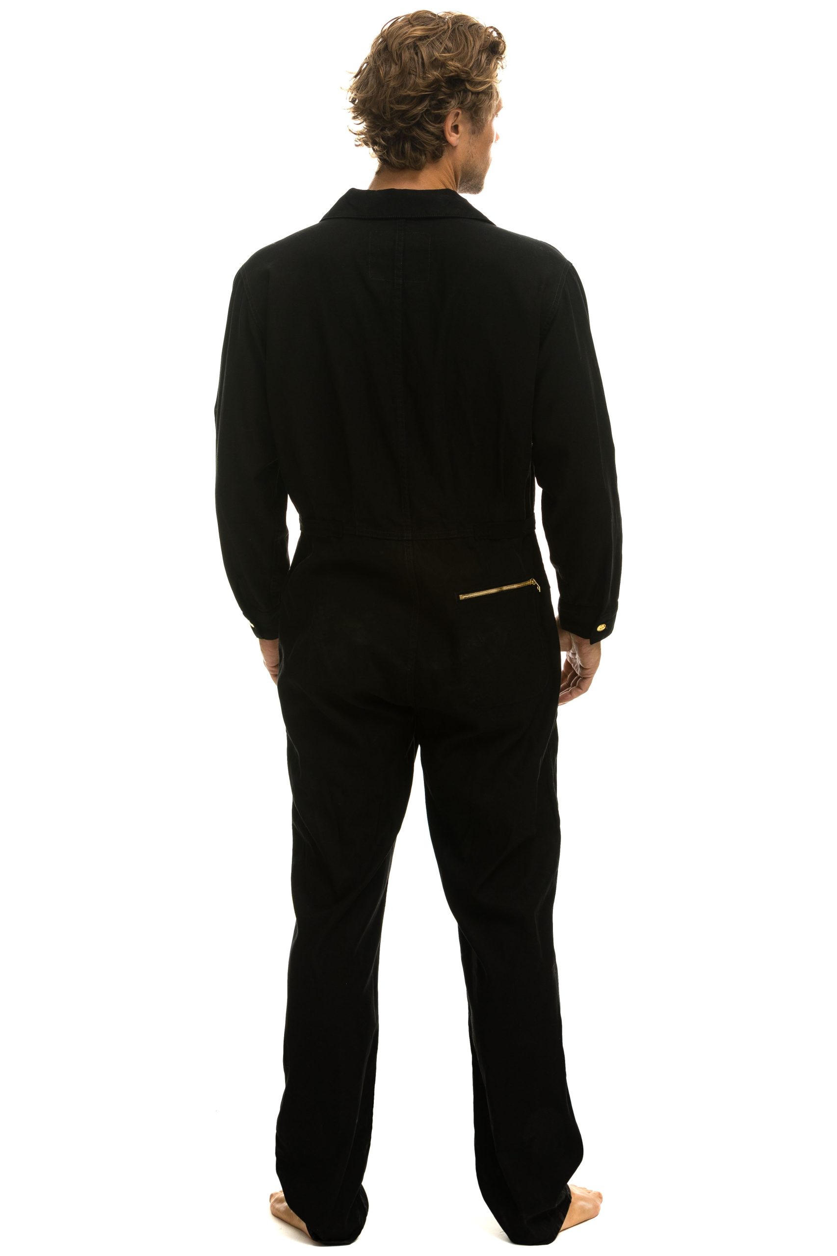 UNISEX TWILL FLIGHT SUIT - BLACK - Image 9