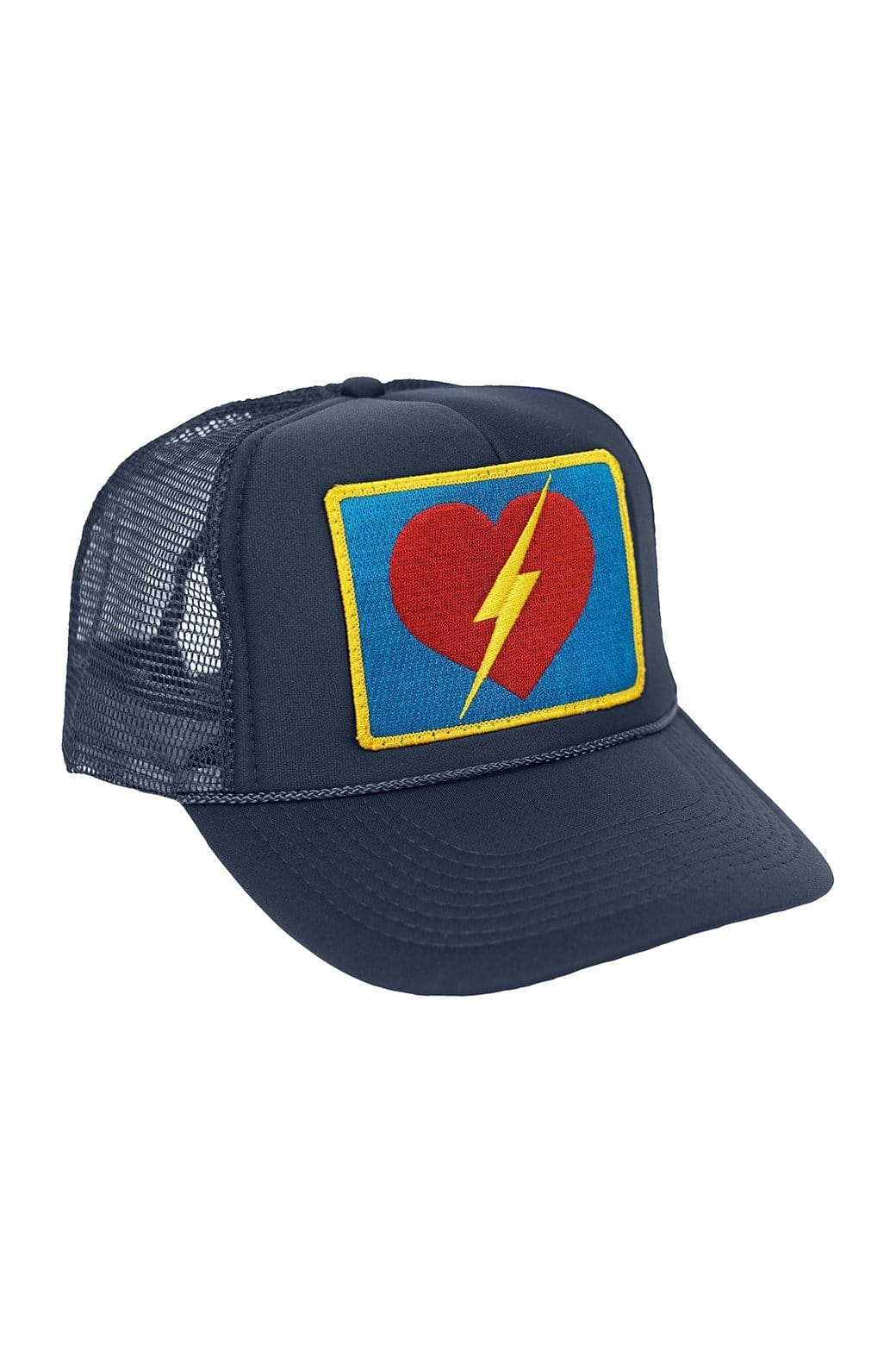 VINTAGE BOLT HEART TRUCKER HAT - Image 7