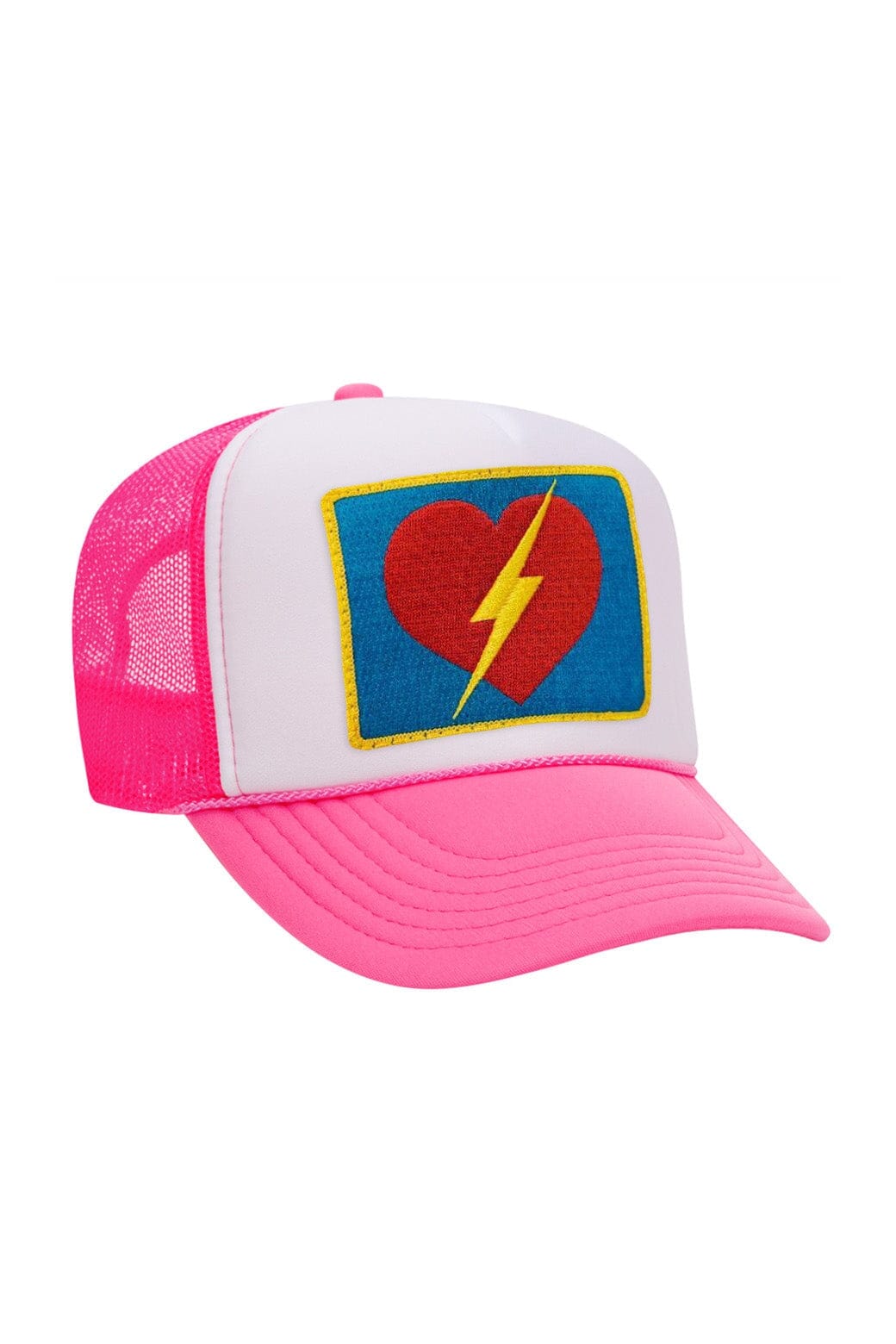 VINTAGE BOLT HEART TRUCKER HAT - Image 2