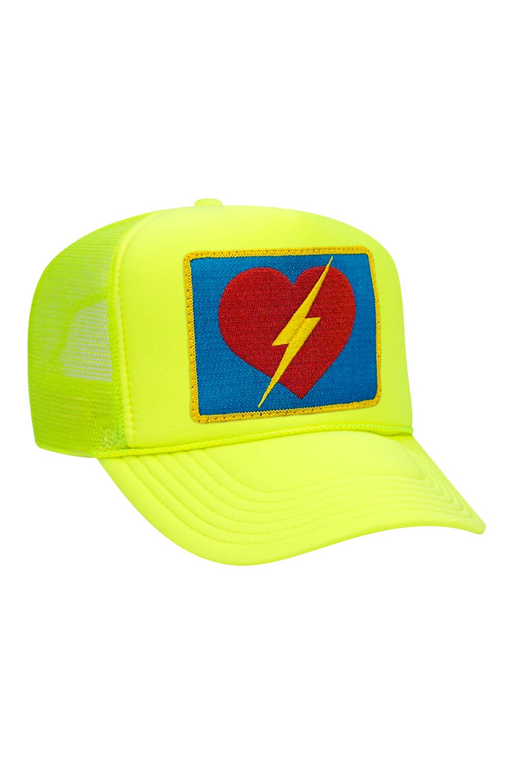 VINTAGE BOLT HEART TRUCKER HAT - Image 9