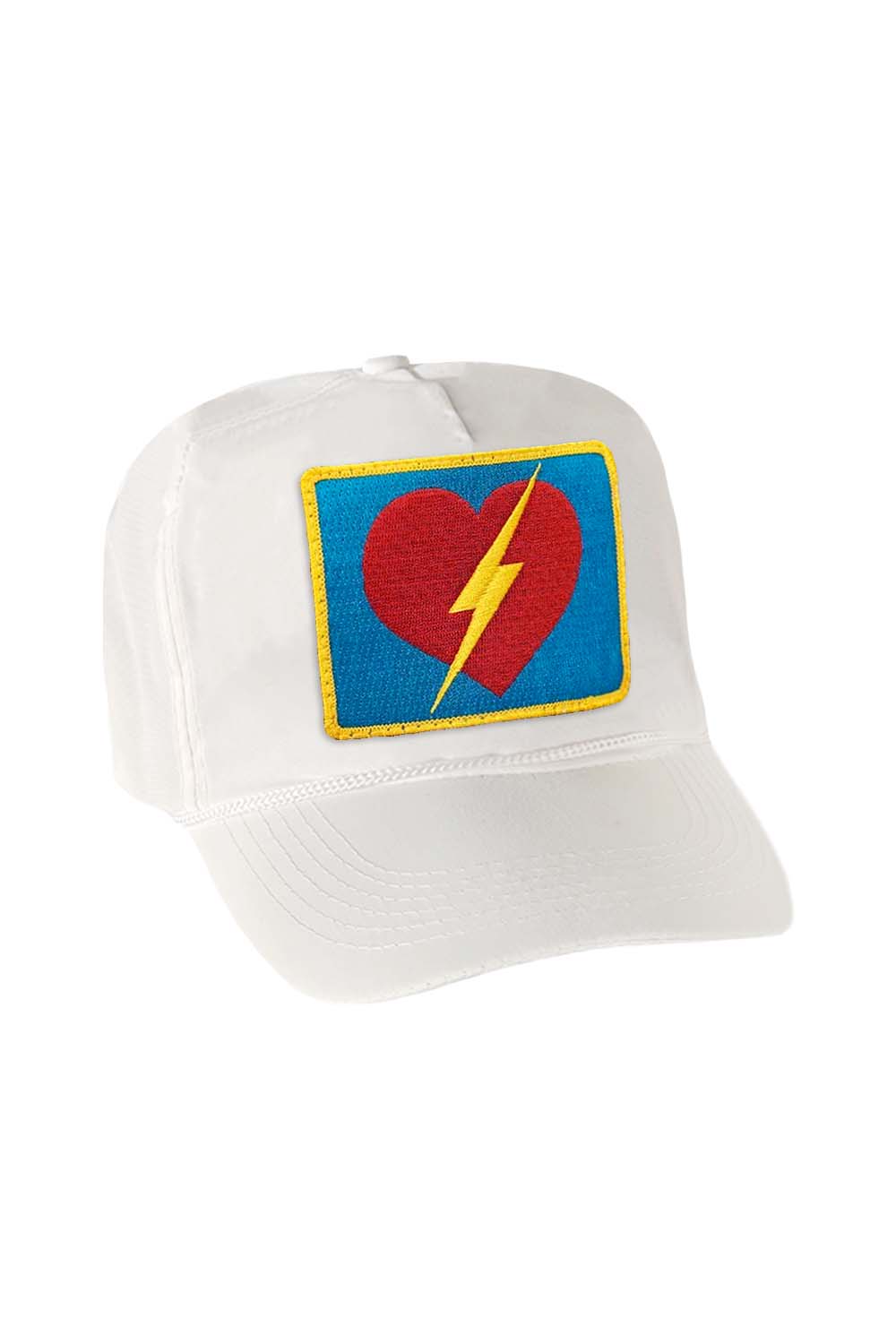 VINTAGE BOLT HEART TRUCKER HAT - Image 14