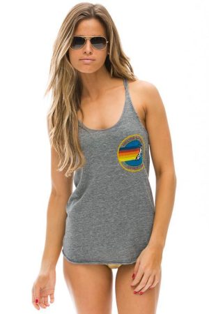 AVIATOR NATION TANK - HEATHER GREY