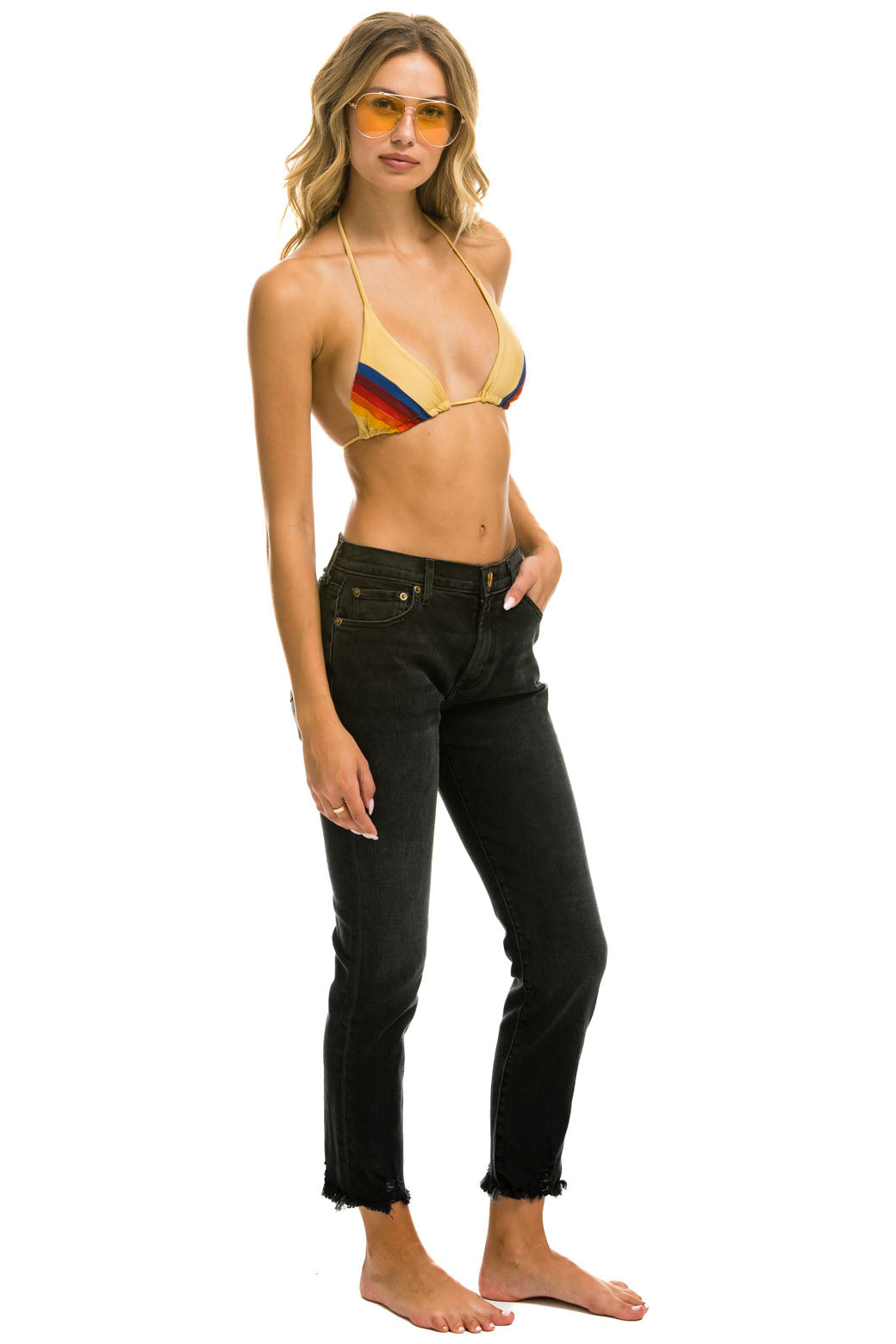 MID RISE SLIM SURFER JEAN - VINTAGE BLACK - Image 3